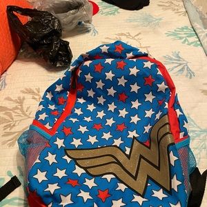 Wonder Woman Backpack with cape and cap